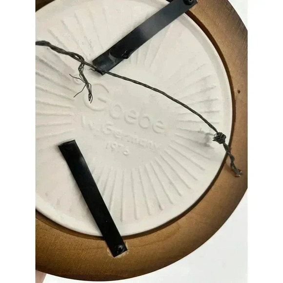 VTG 1976 Goebel Hummel Bisque Plate Framed Collectors Club Member W. Germany - Picture 10 of 12